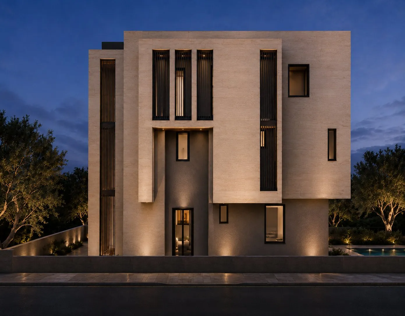 Villa, Döşemealtı — render